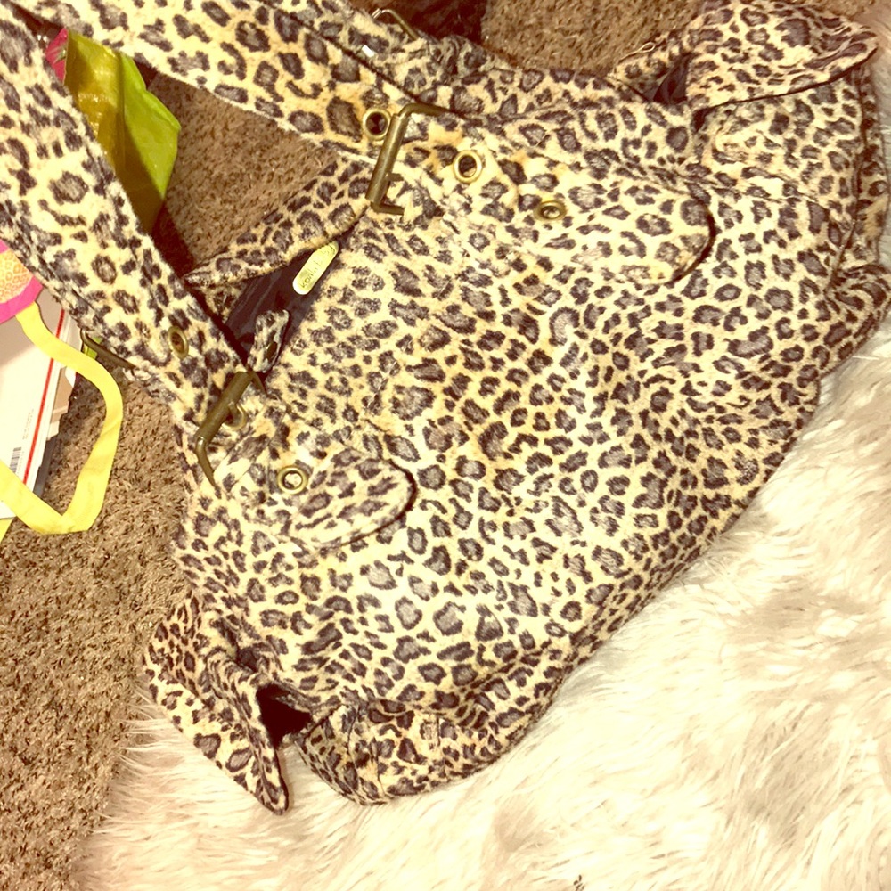 Koala baby leopard print bag